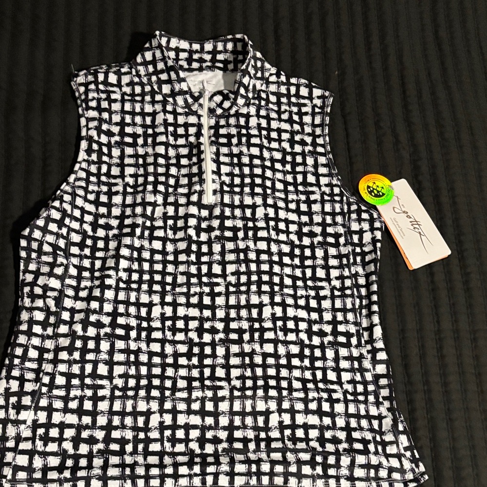 Stylish Black and White Women's Top
